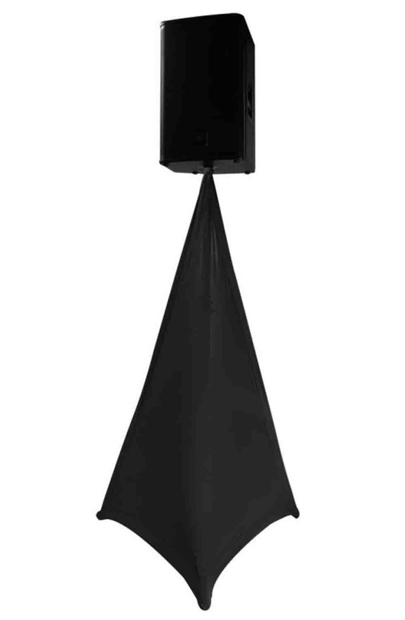 OnStage On-Stage SSA100 Speaker/Lighting Stand Skirt, 2-Pieces (Black) - Image 3